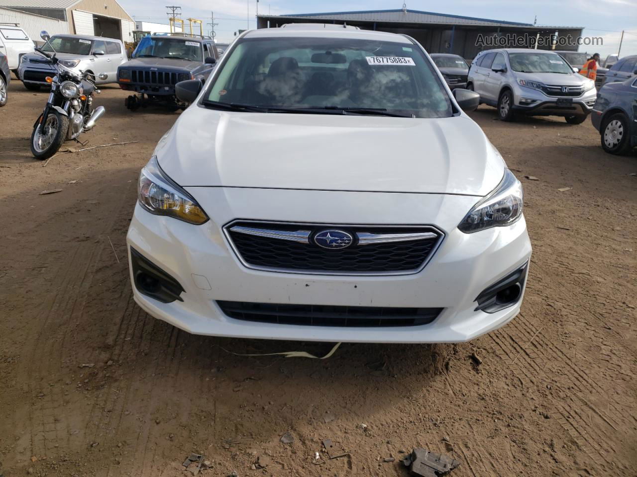 2018 Subaru Impreza  White vin: 4S3GKAA61J3624245