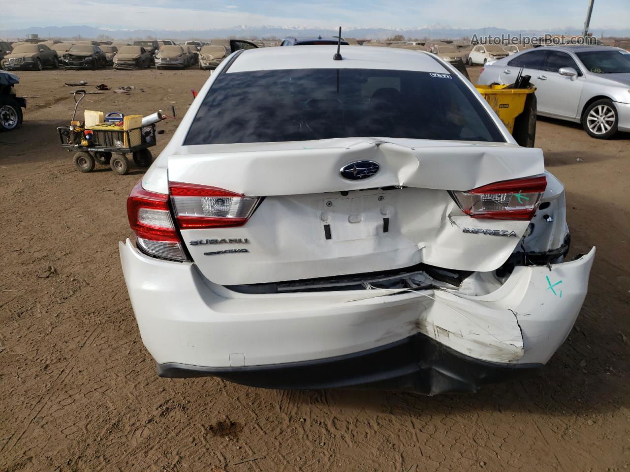 2018 Subaru Impreza  White vin: 4S3GKAA61J3624245