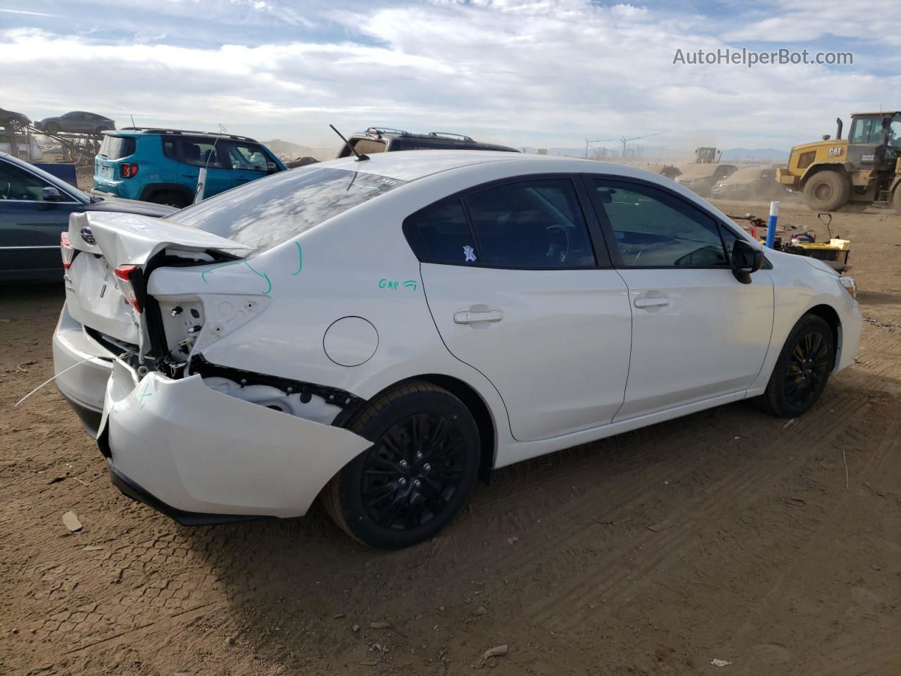 2018 Subaru Impreza  White vin: 4S3GKAA61J3624245