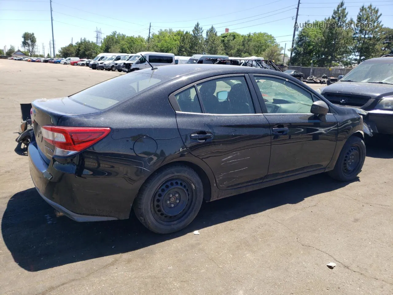 2018 Subaru Impreza Black vin: 4S3GKAA62J3602397