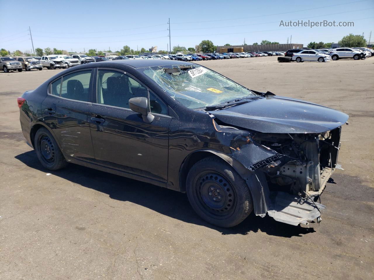 2018 Subaru Impreza Black vin: 4S3GKAA62J3602397