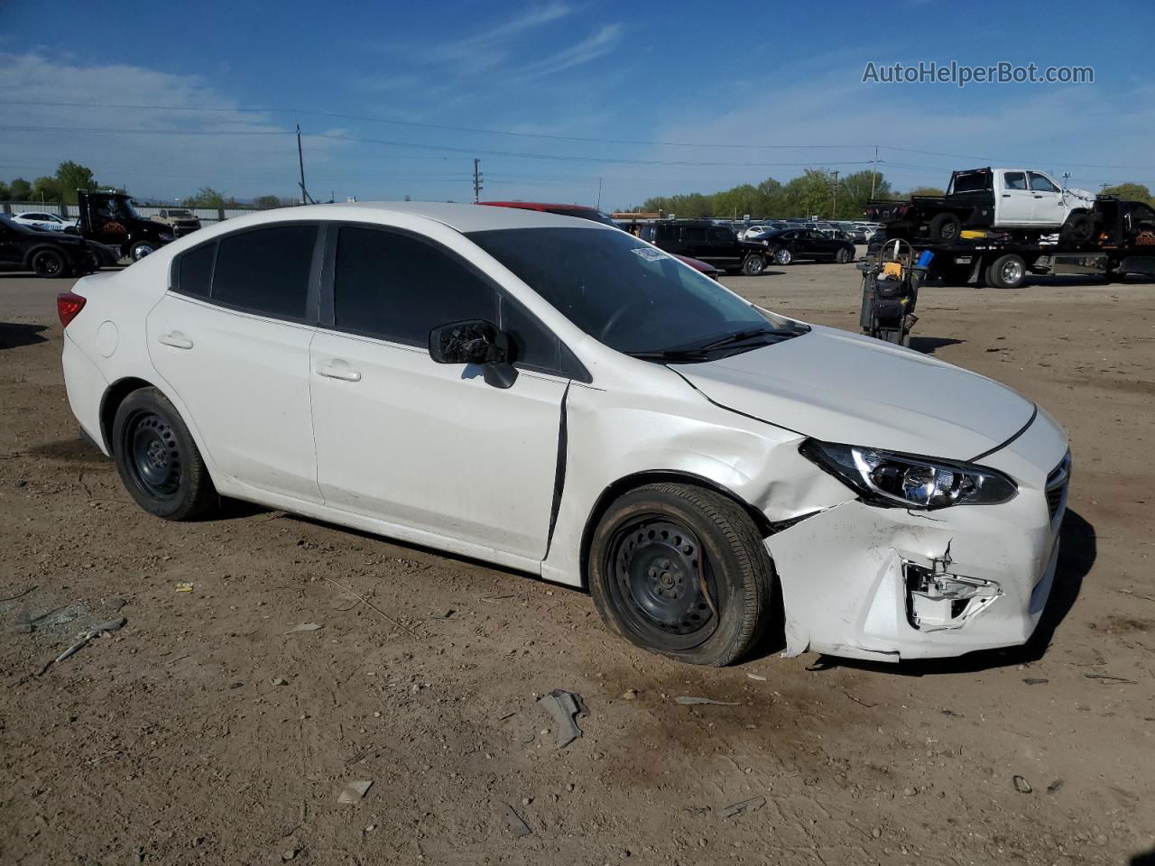 2018 Subaru Impreza  White vin: 4S3GKAA62J3605560