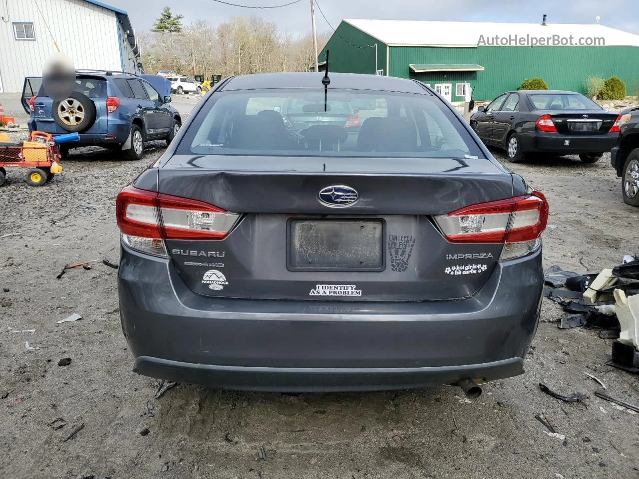 2018 Subaru Impreza  Silver vin: 4S3GKAA63J3601713