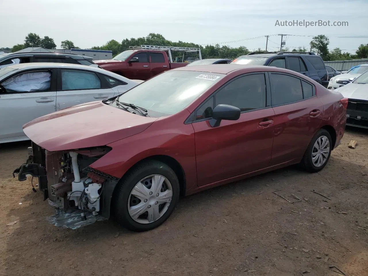 2018 Subaru Impreza  Red vin: 4S3GKAA63J3602022