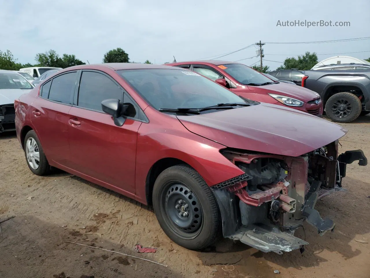 2018 Subaru Impreza  Red vin: 4S3GKAA63J3602022