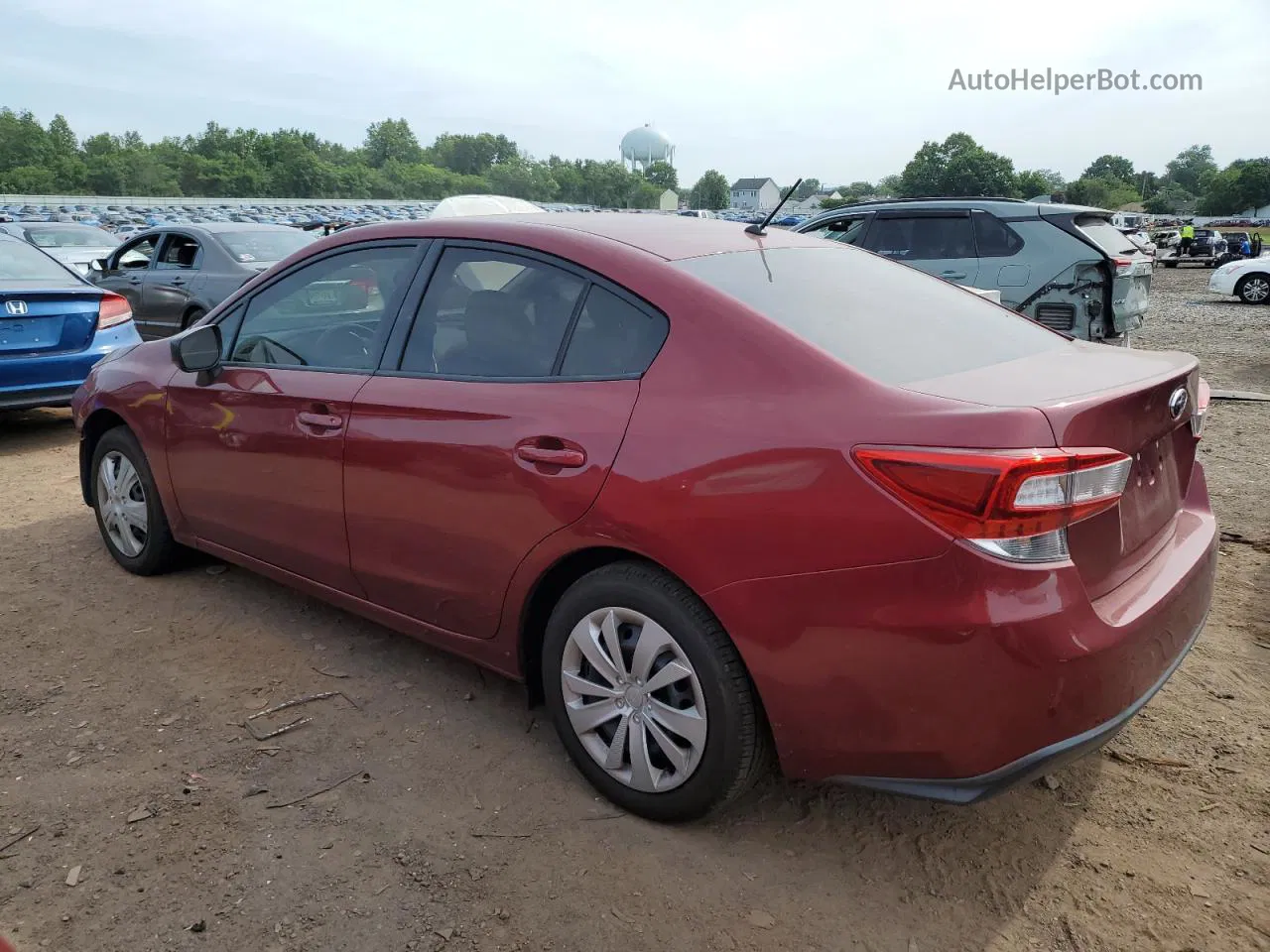 2018 Subaru Impreza  Red vin: 4S3GKAA63J3602022