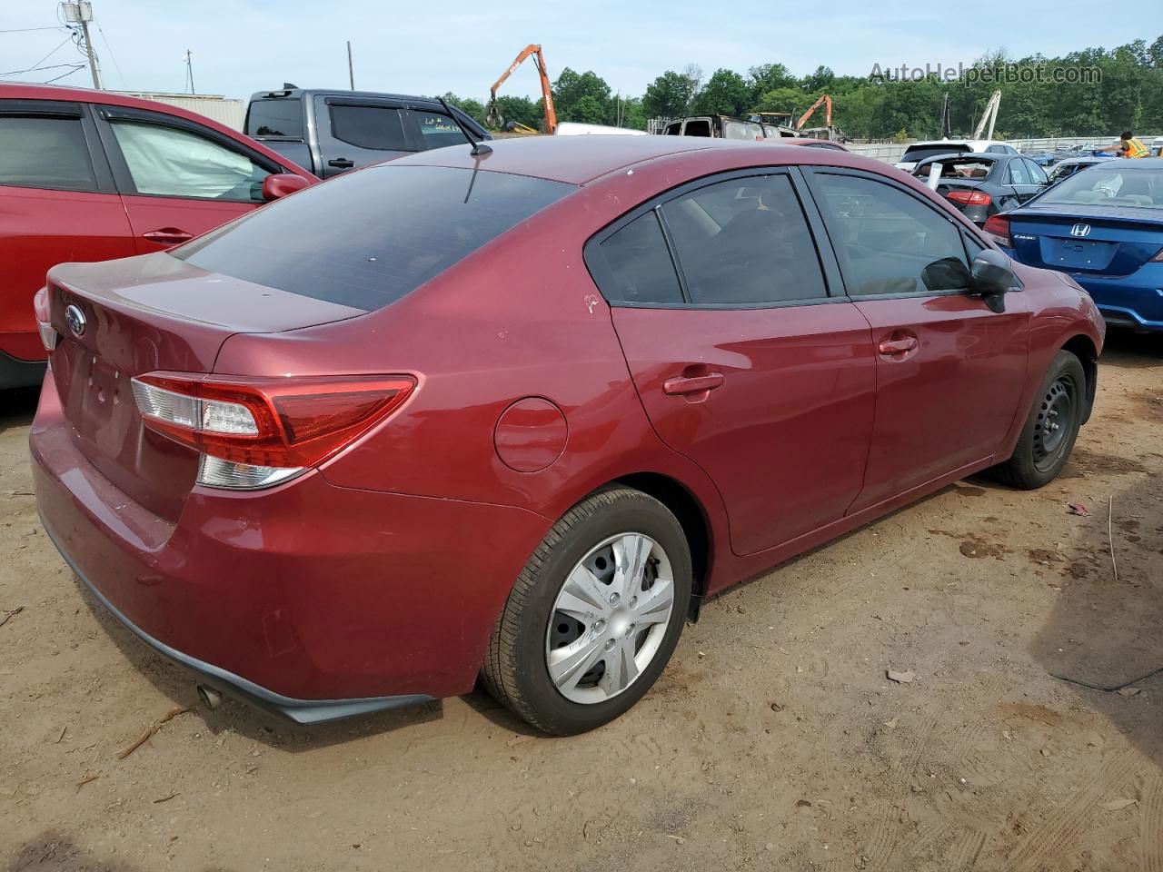 2018 Subaru Impreza  Red vin: 4S3GKAA63J3602022