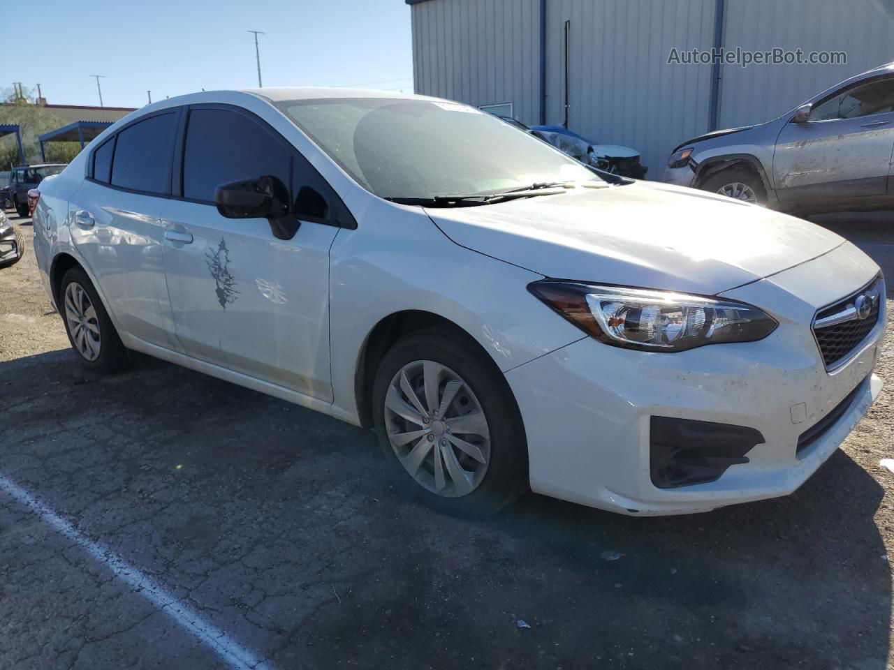 2018 Subaru Impreza  White vin: 4S3GKAA63J3612999