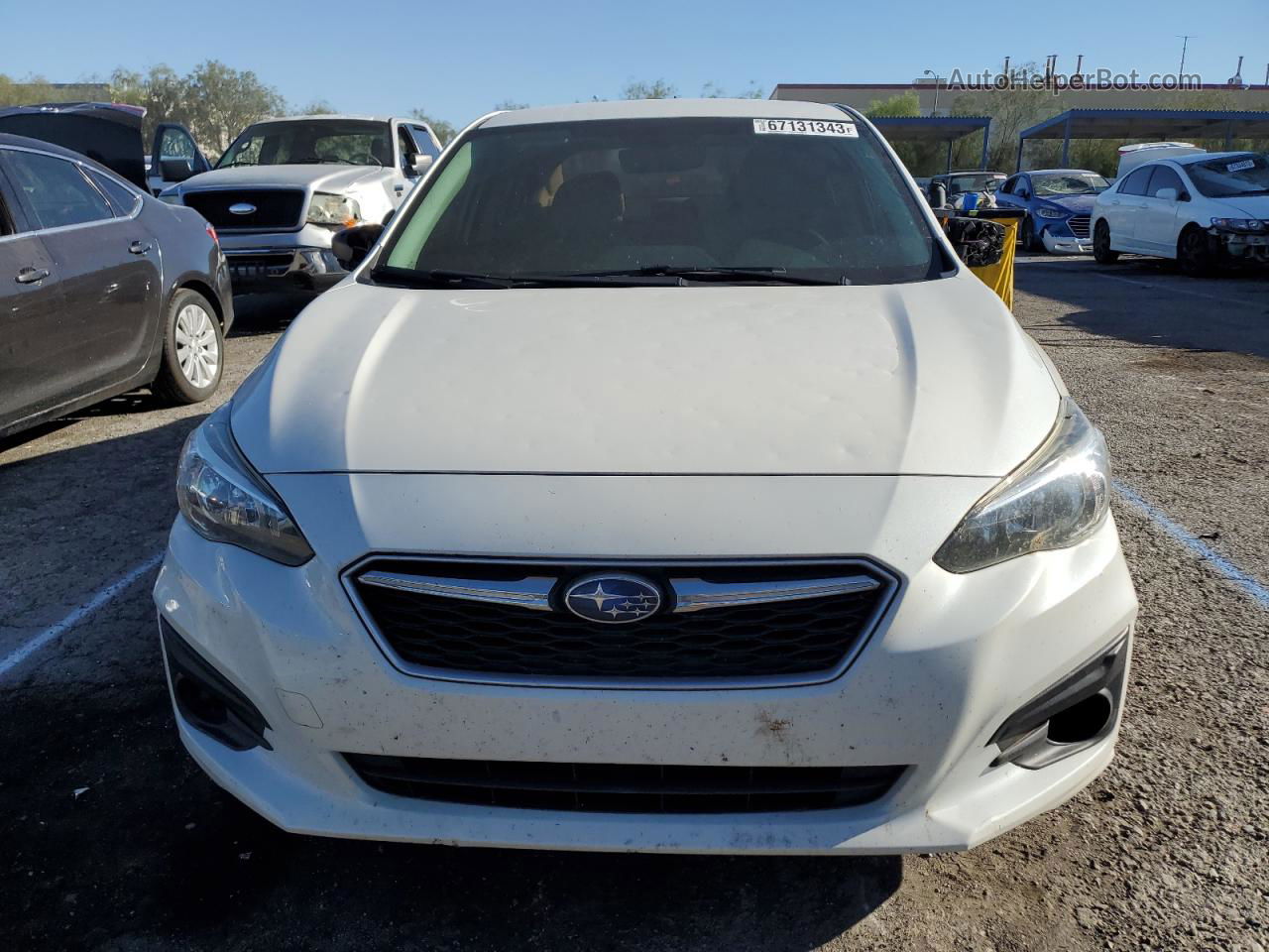 2018 Subaru Impreza  White vin: 4S3GKAA63J3612999