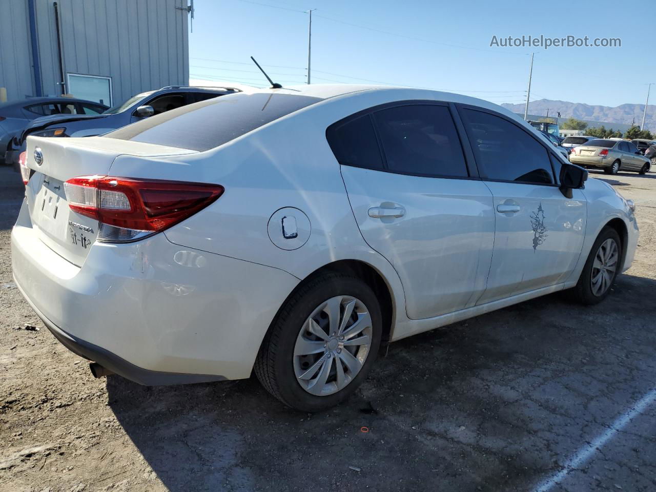 2018 Subaru Impreza  White vin: 4S3GKAA63J3612999