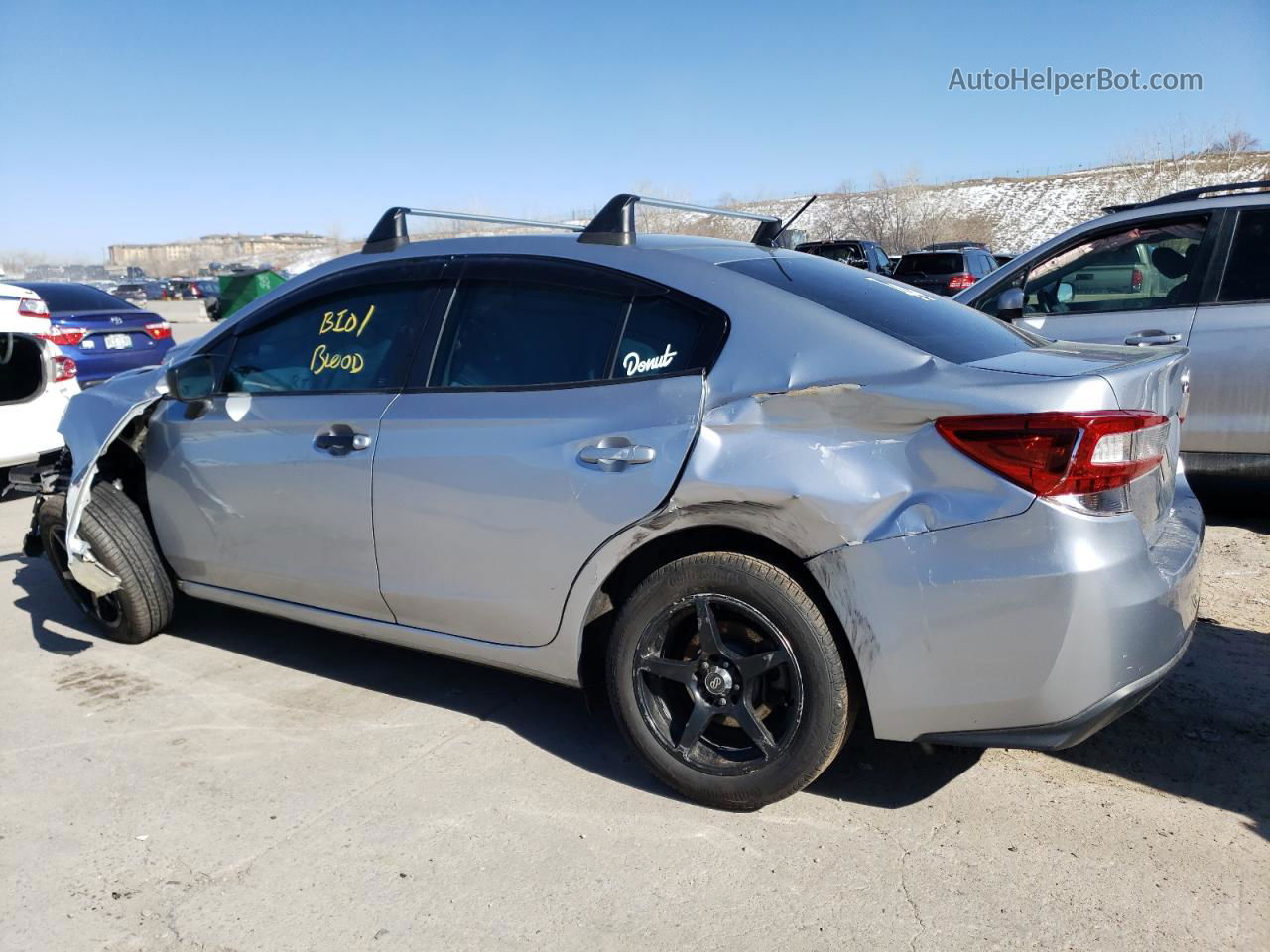 2018 Subaru Impreza  Silver vin: 4S3GKAA64J3603552