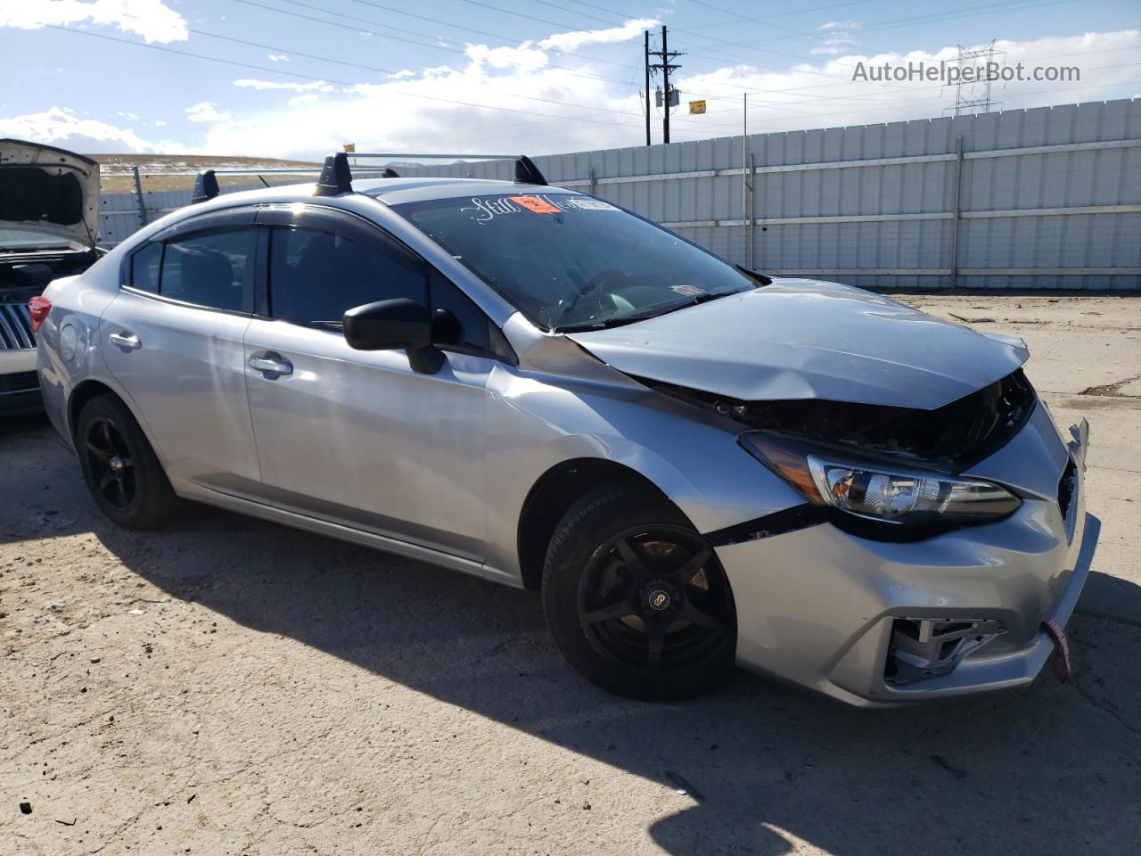 2018 Subaru Impreza  Silver vin: 4S3GKAA64J3603552