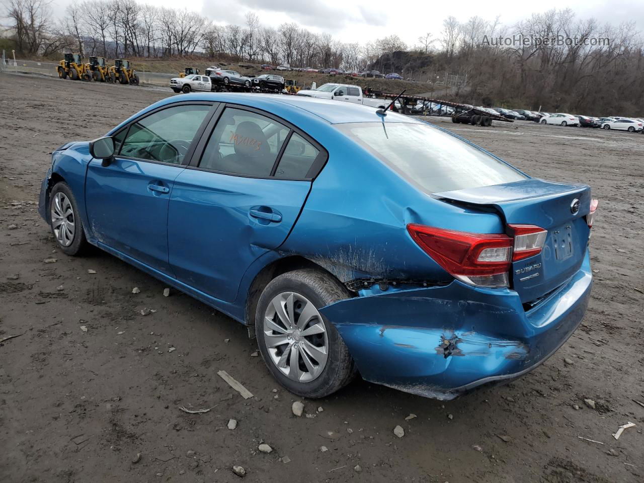 2018 Subaru Impreza  Blue vin: 4S3GKAA64J3604815