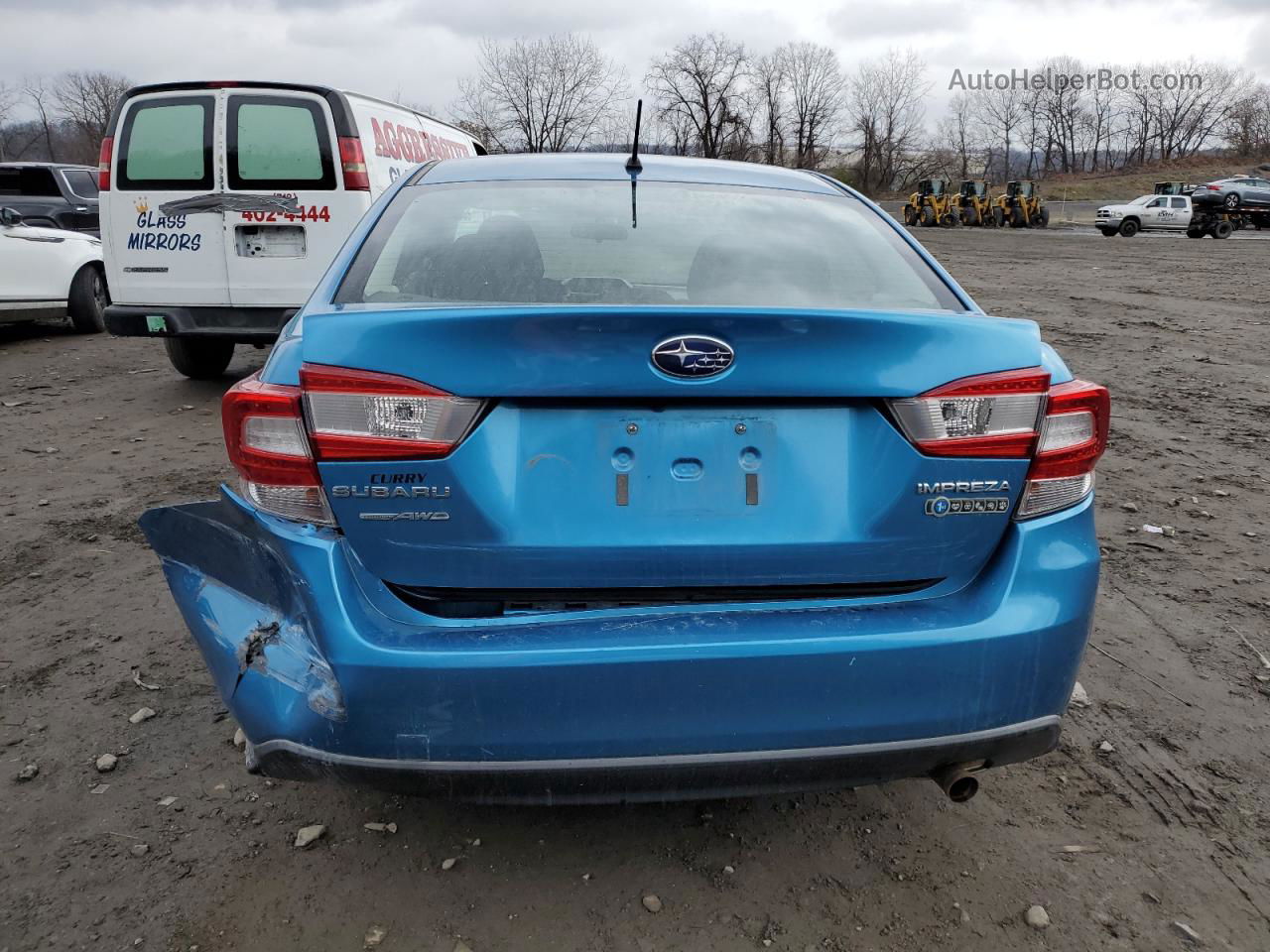 2018 Subaru Impreza  Синий vin: 4S3GKAA64J3604815