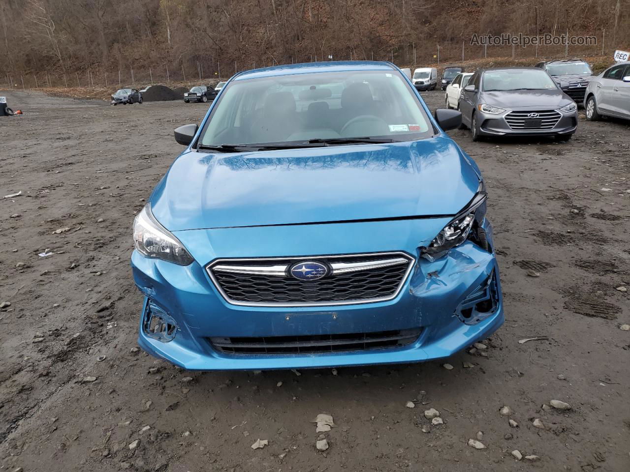 2018 Subaru Impreza  Blue vin: 4S3GKAA64J3604815