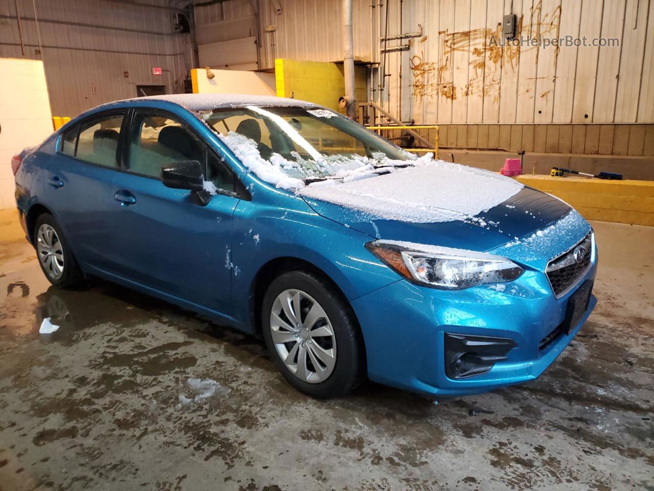 2018 Subaru Impreza  Blue vin: 4S3GKAA64J3609142