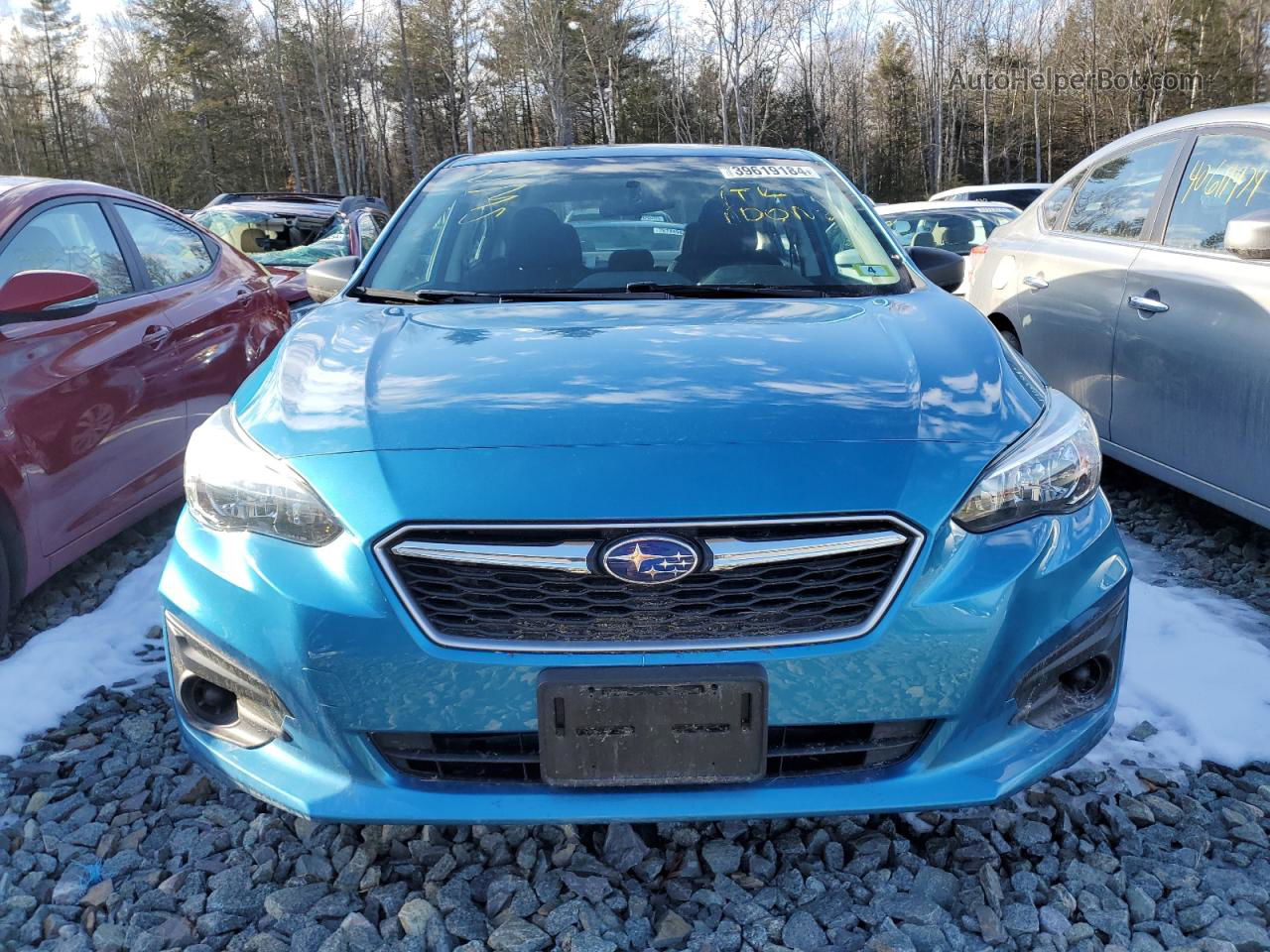 2018 Subaru Impreza  Blue vin: 4S3GKAA64J3609142