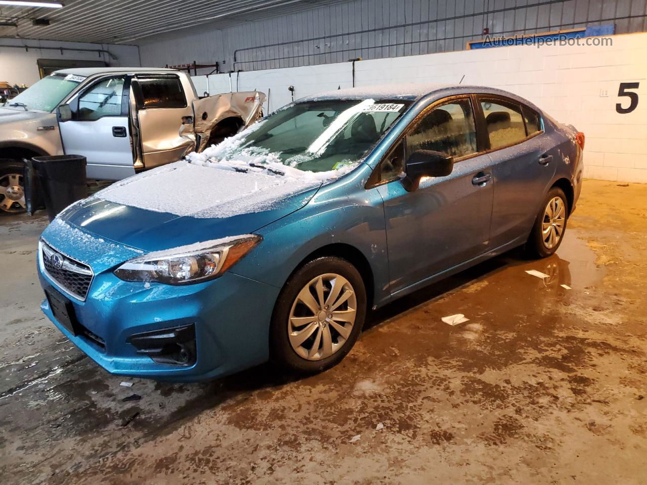 2018 Subaru Impreza  Blue vin: 4S3GKAA64J3609142