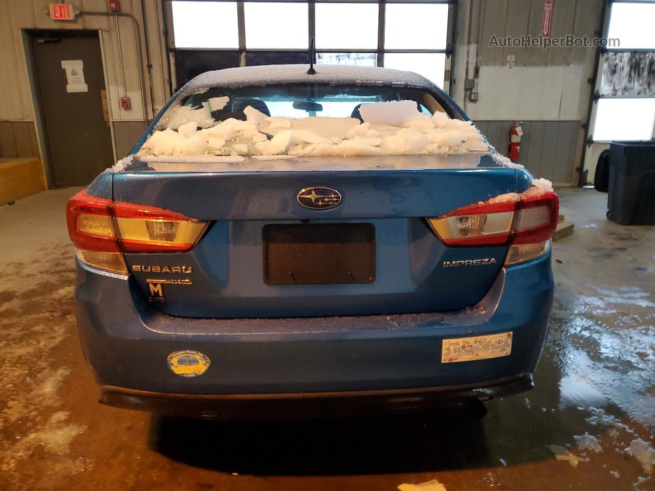 2018 Subaru Impreza  Blue vin: 4S3GKAA64J3609142