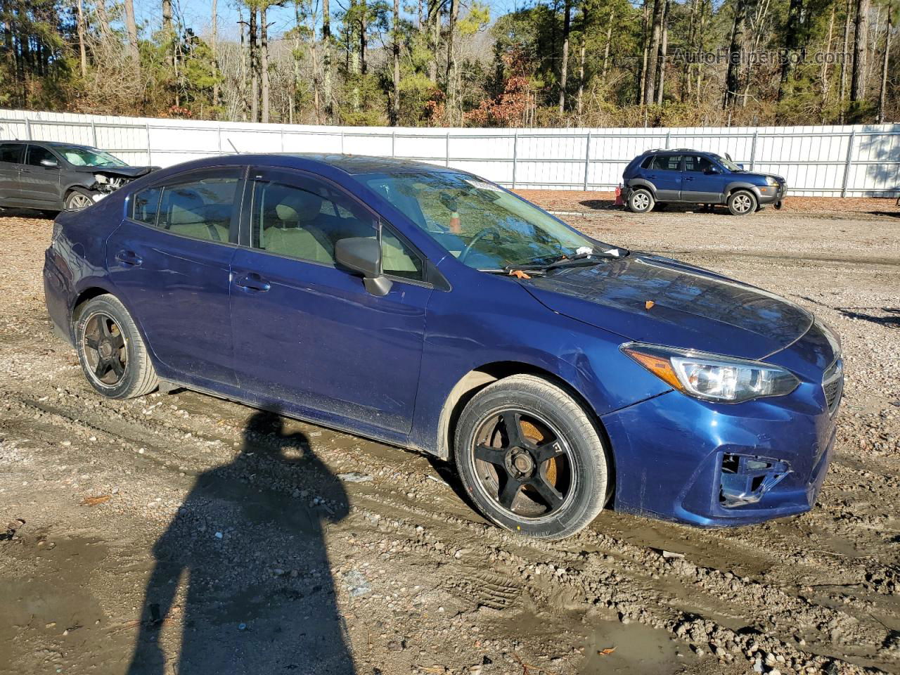 2018 Subaru Impreza  Blue vin: 4S3GKAA64J3617323