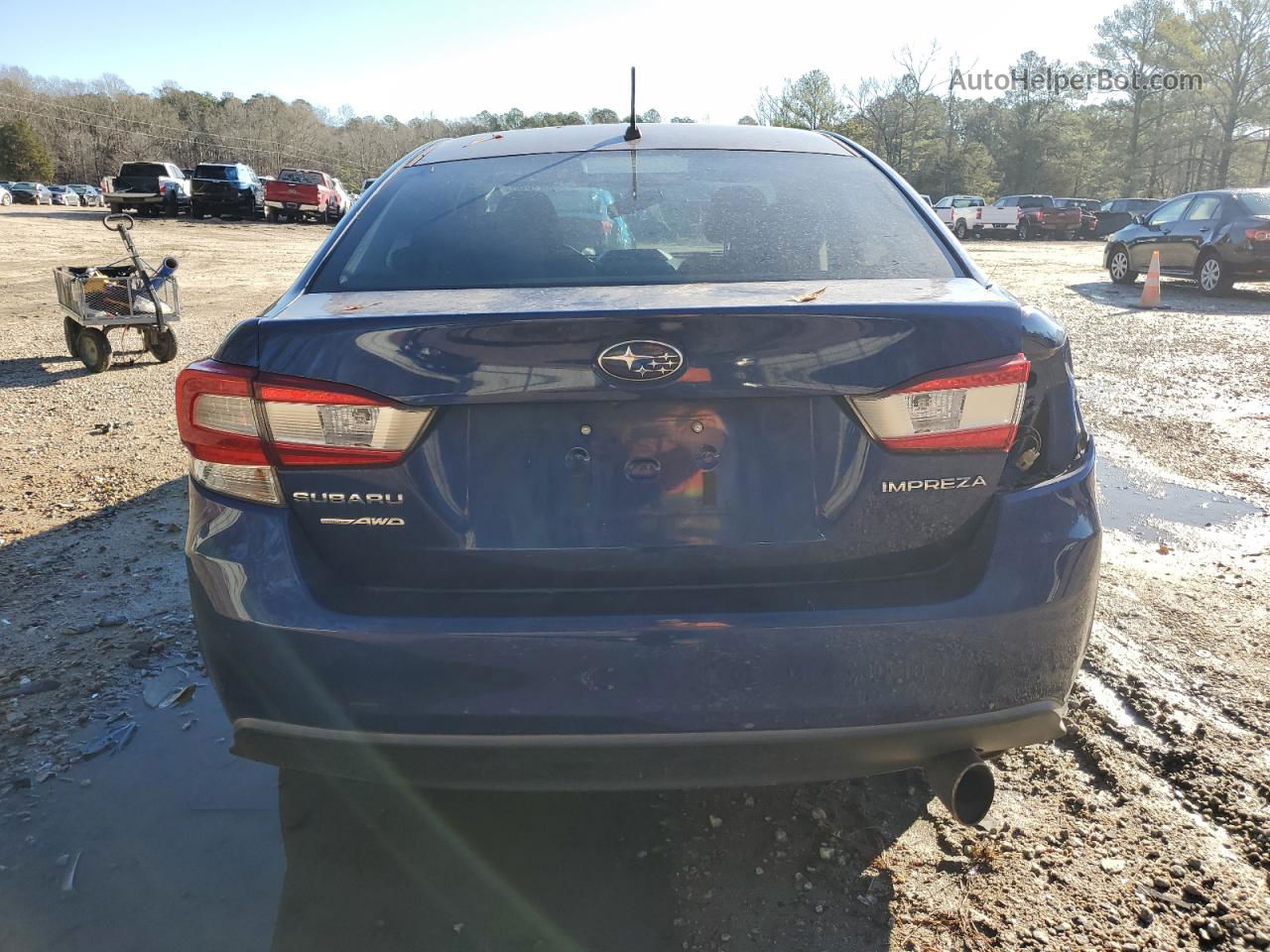 2018 Subaru Impreza  Blue vin: 4S3GKAA64J3617323