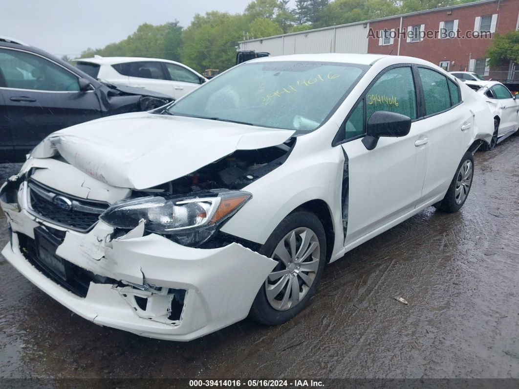 2018 Subaru Impreza 2.0i White vin: 4S3GKAA64J3618598