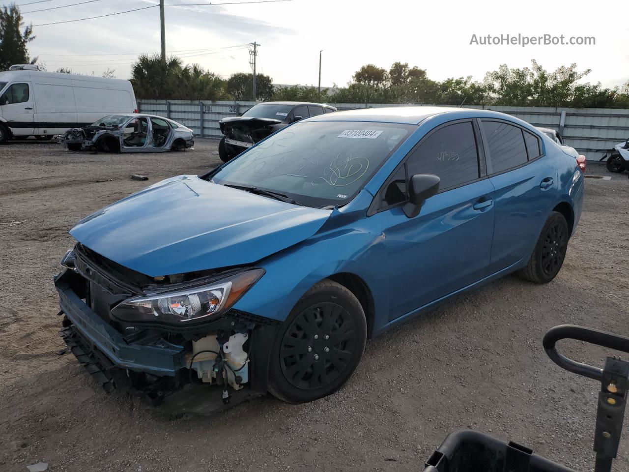 2018 Subaru Impreza  Blue vin: 4S3GKAA65J3602832