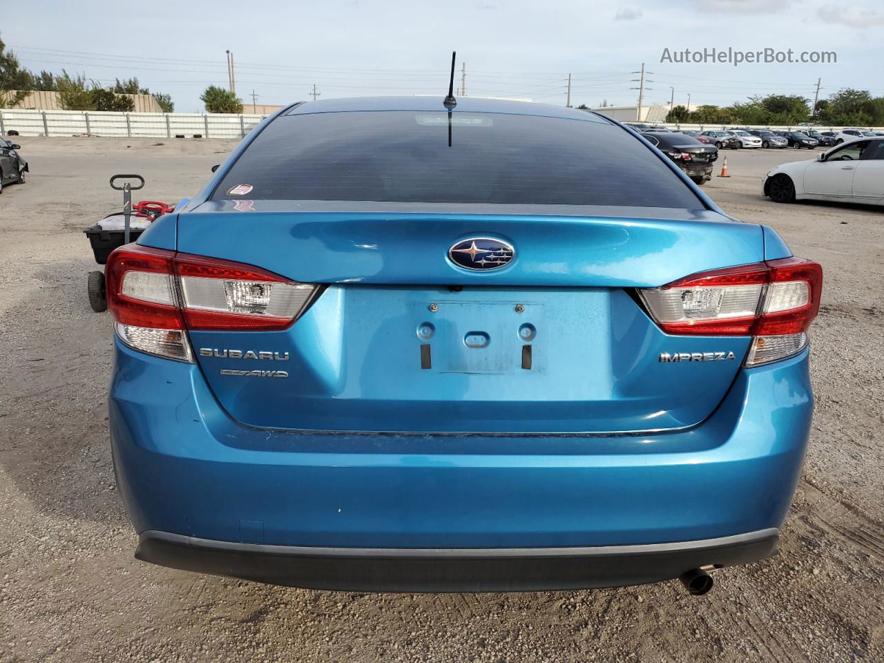 2018 Subaru Impreza  Blue vin: 4S3GKAA65J3602832