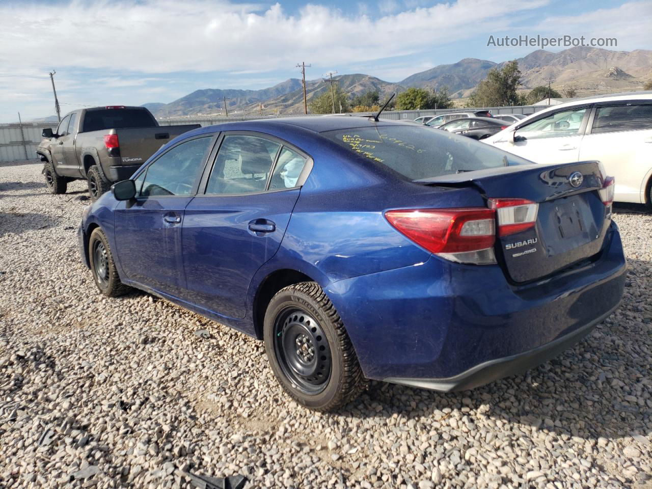 2018 Subaru Impreza  Blue vin: 4S3GKAA65J3604628