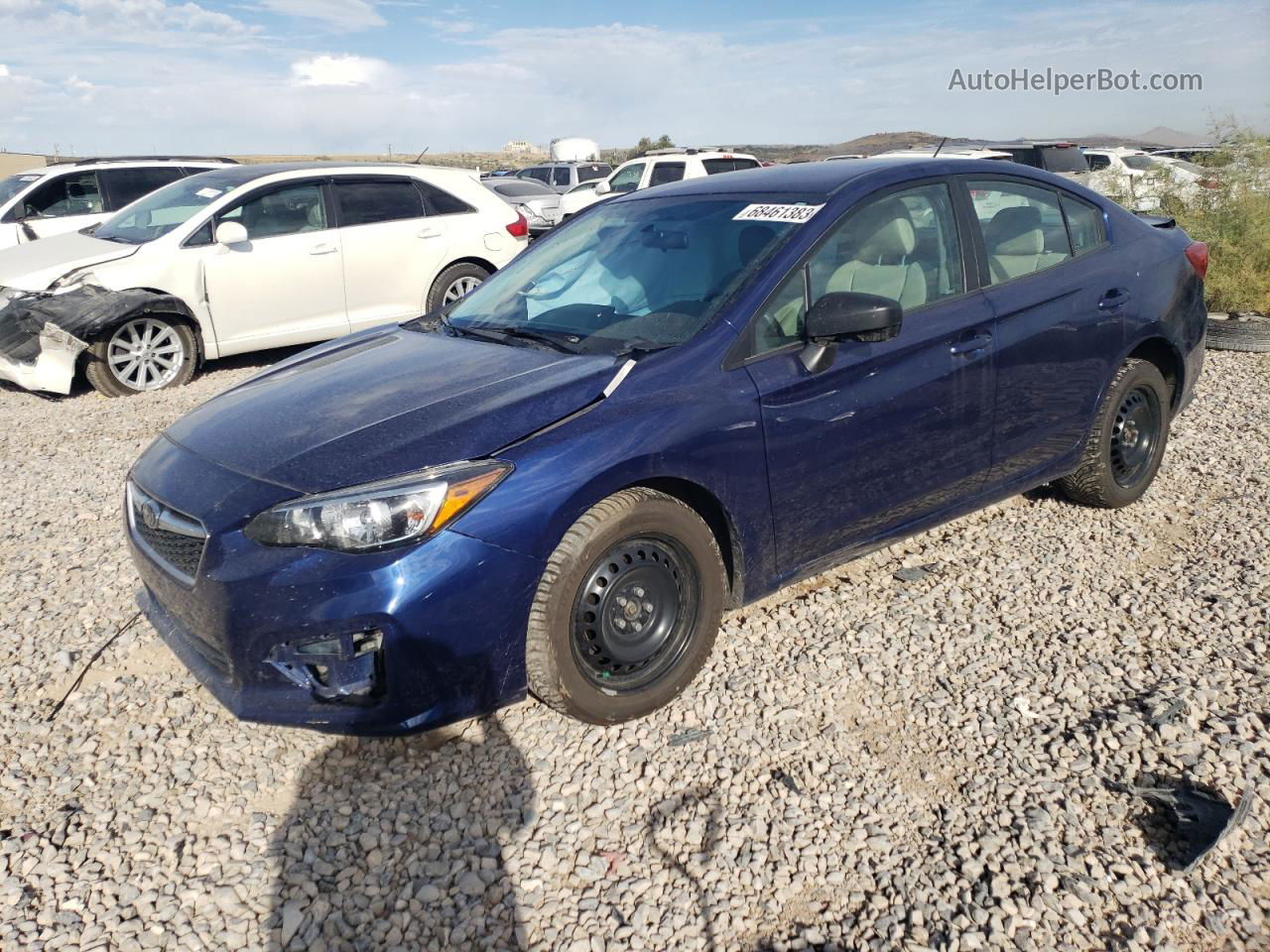 2018 Subaru Impreza  Blue vin: 4S3GKAA65J3604628