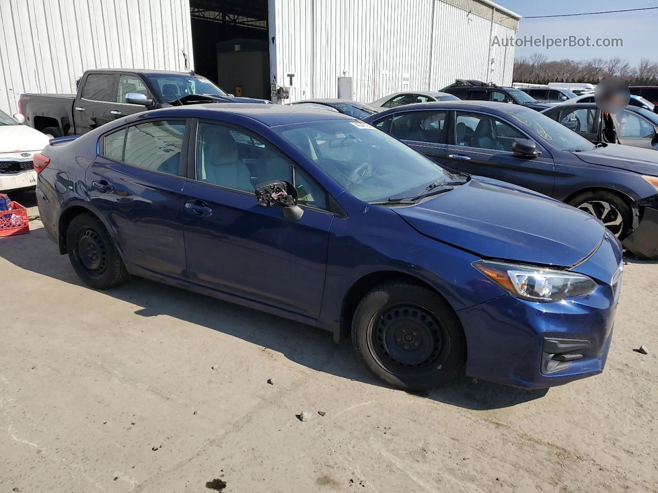 2018 Subaru Impreza  Blue vin: 4S3GKAA65J3607495