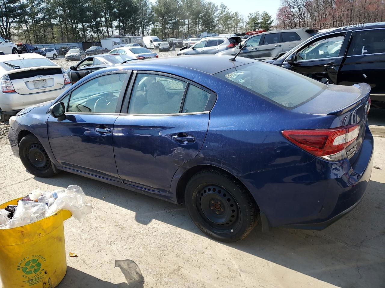 2018 Subaru Impreza  Blue vin: 4S3GKAA65J3607495