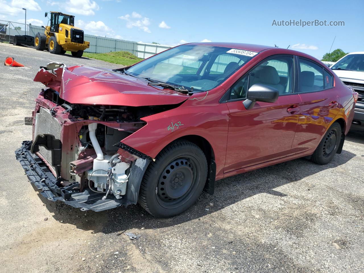 2018 Subaru Impreza  Red vin: 4S3GKAA66J1615763