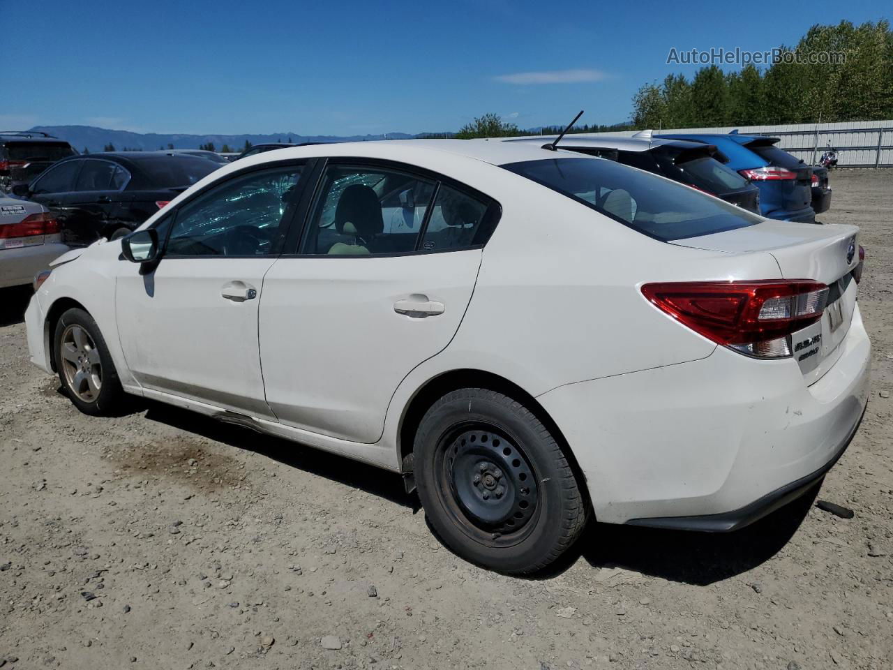 2018 Subaru Impreza  White vin: 4S3GKAA66J1617951