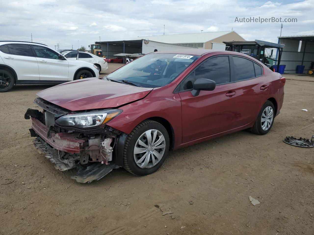 2018 Subaru Impreza  Бордовый vin: 4S3GKAA66J3608610