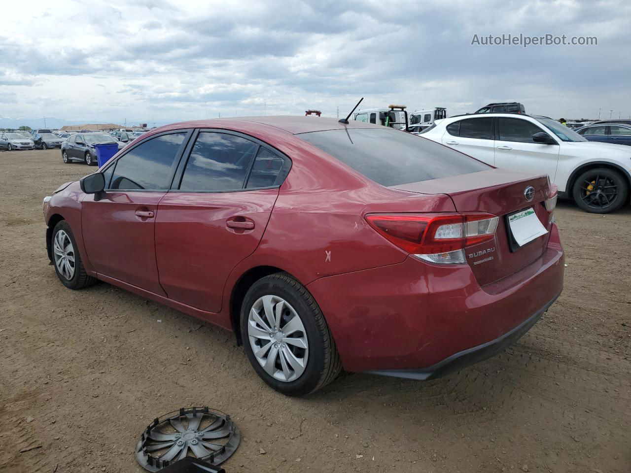 2018 Subaru Impreza  Бордовый vin: 4S3GKAA66J3608610