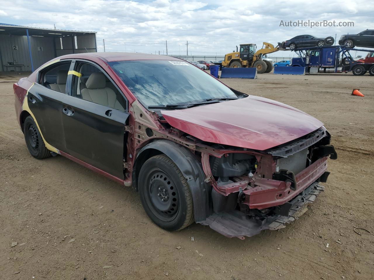 2018 Subaru Impreza  Burgundy vin: 4S3GKAA66J3608610