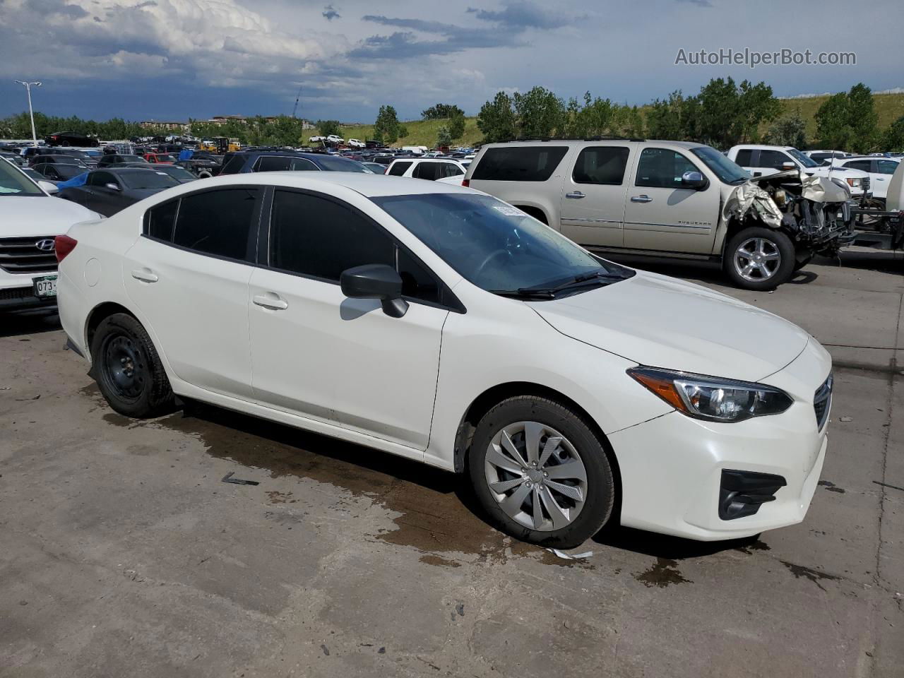 2018 Subaru Impreza  White vin: 4S3GKAA66J3612575