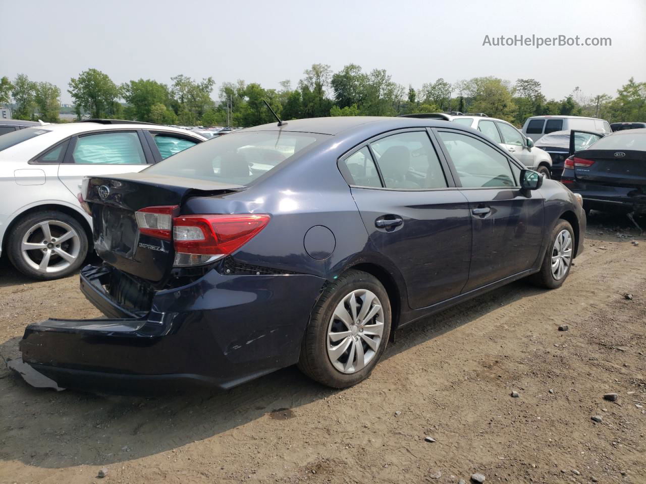 2021 Subaru Impreza  Blue vin: 4S3GKAA66M1604010