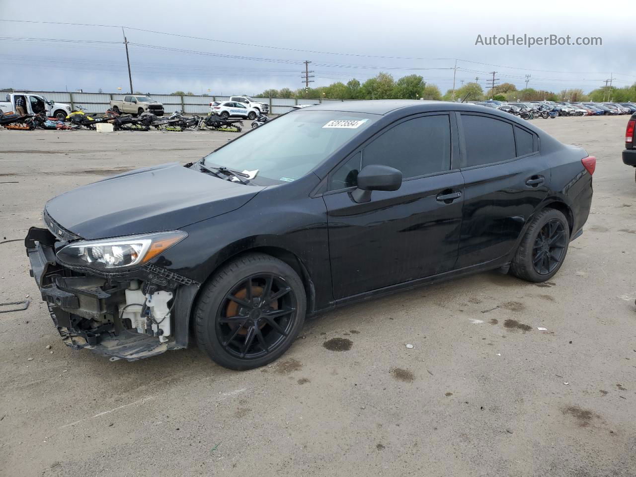 2018 Subaru Impreza  Black vin: 4S3GKAA68J1615621