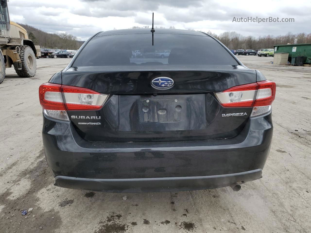 2018 Subaru Impreza  Black vin: 4S3GKAA68J3607880