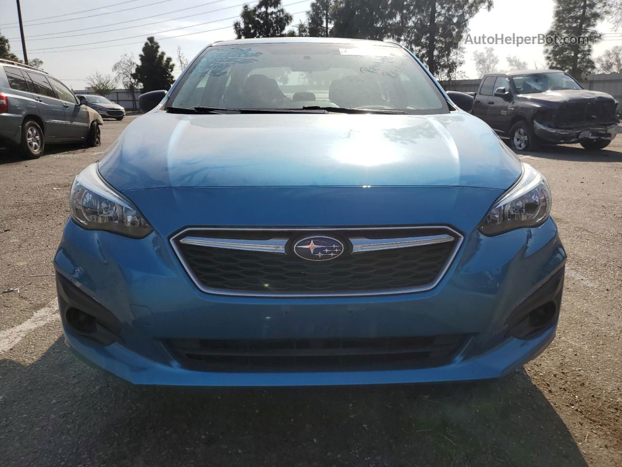 2018 Subaru Impreza  Blue vin: 4S3GKAA68J3621097