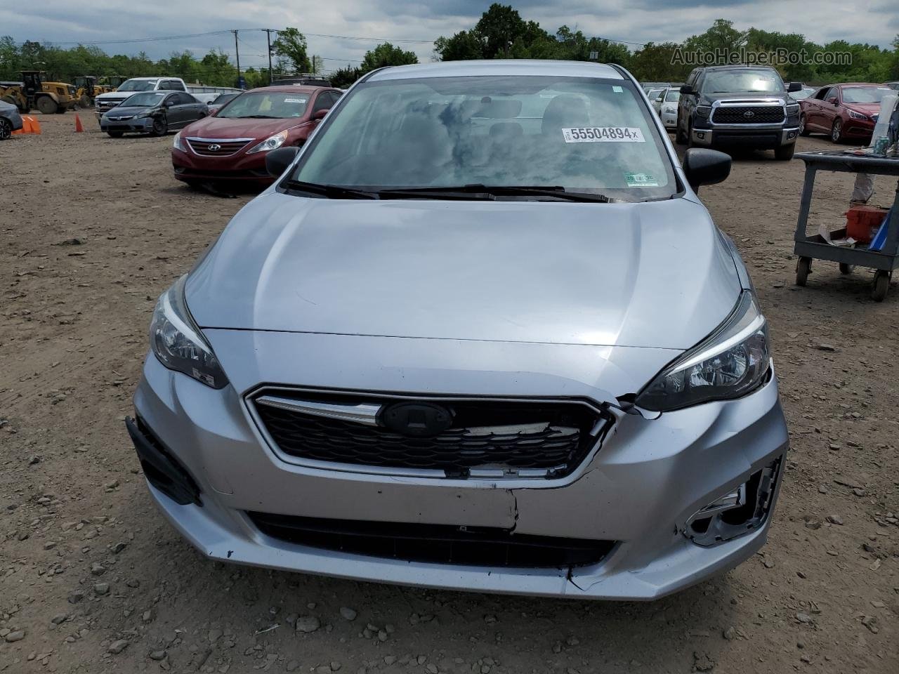 2018 Subaru Impreza  Silver vin: 4S3GKAA68J3624551