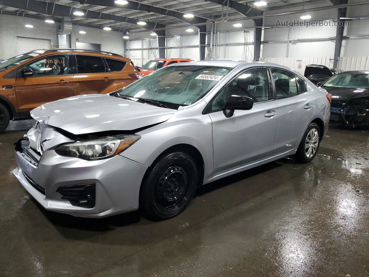 2018 Subaru Impreza  Silver vin: 4S3GKAA69J3620198