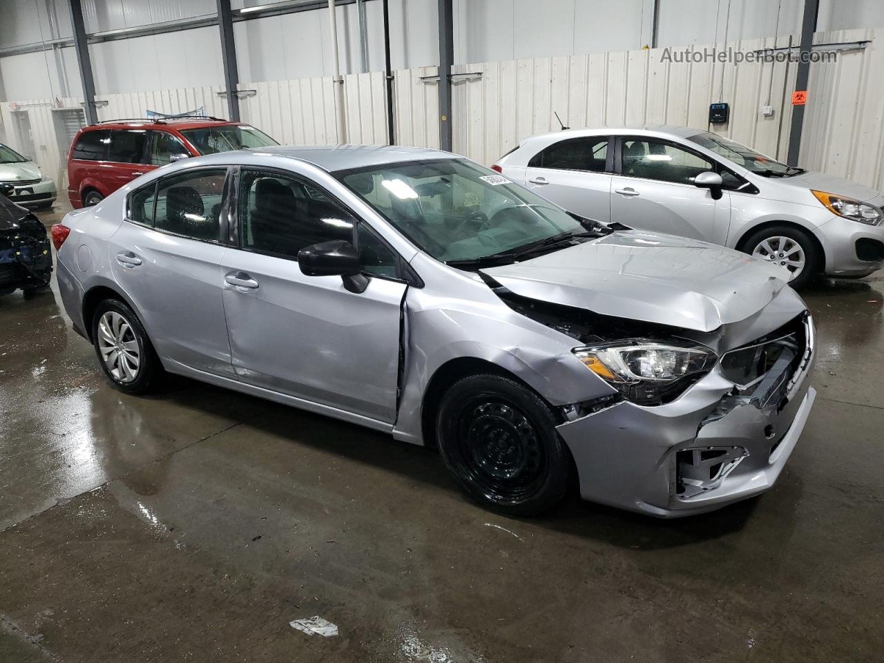 2018 Subaru Impreza  Silver vin: 4S3GKAA69J3620198