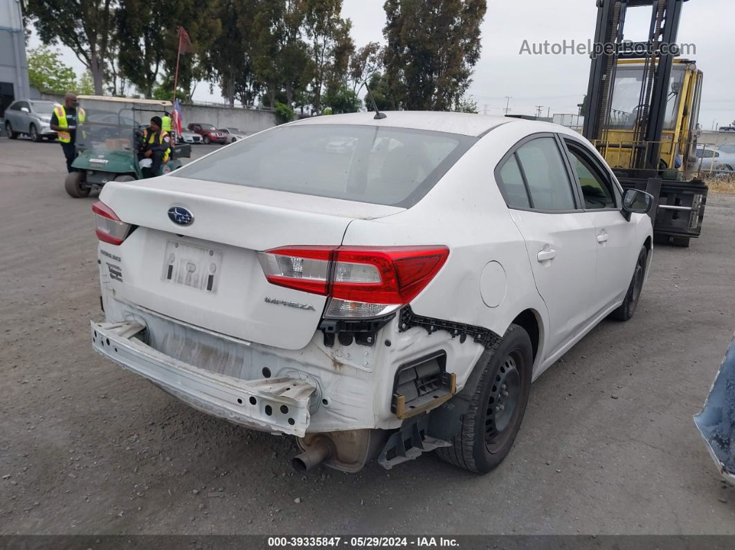 2018 Subaru Impreza 2.0i White vin: 4S3GKAA69J3623098