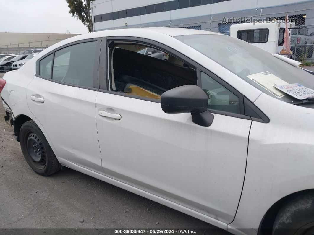 2018 Subaru Impreza 2.0i White vin: 4S3GKAA69J3623098