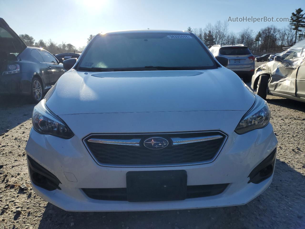 2018 Subaru Impreza  White vin: 4S3GKAA6XJ3608206