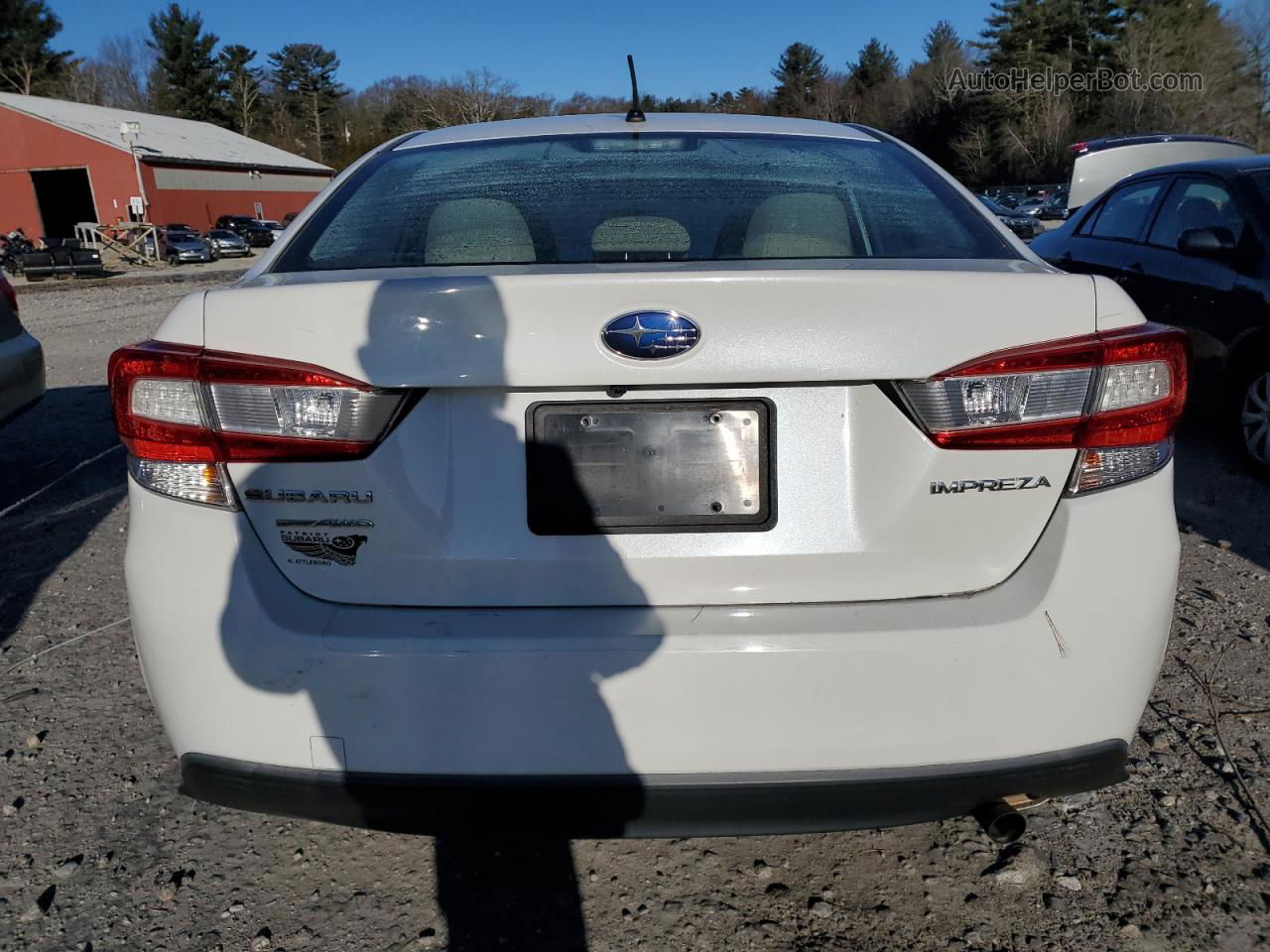 2018 Subaru Impreza  White vin: 4S3GKAA6XJ3608206