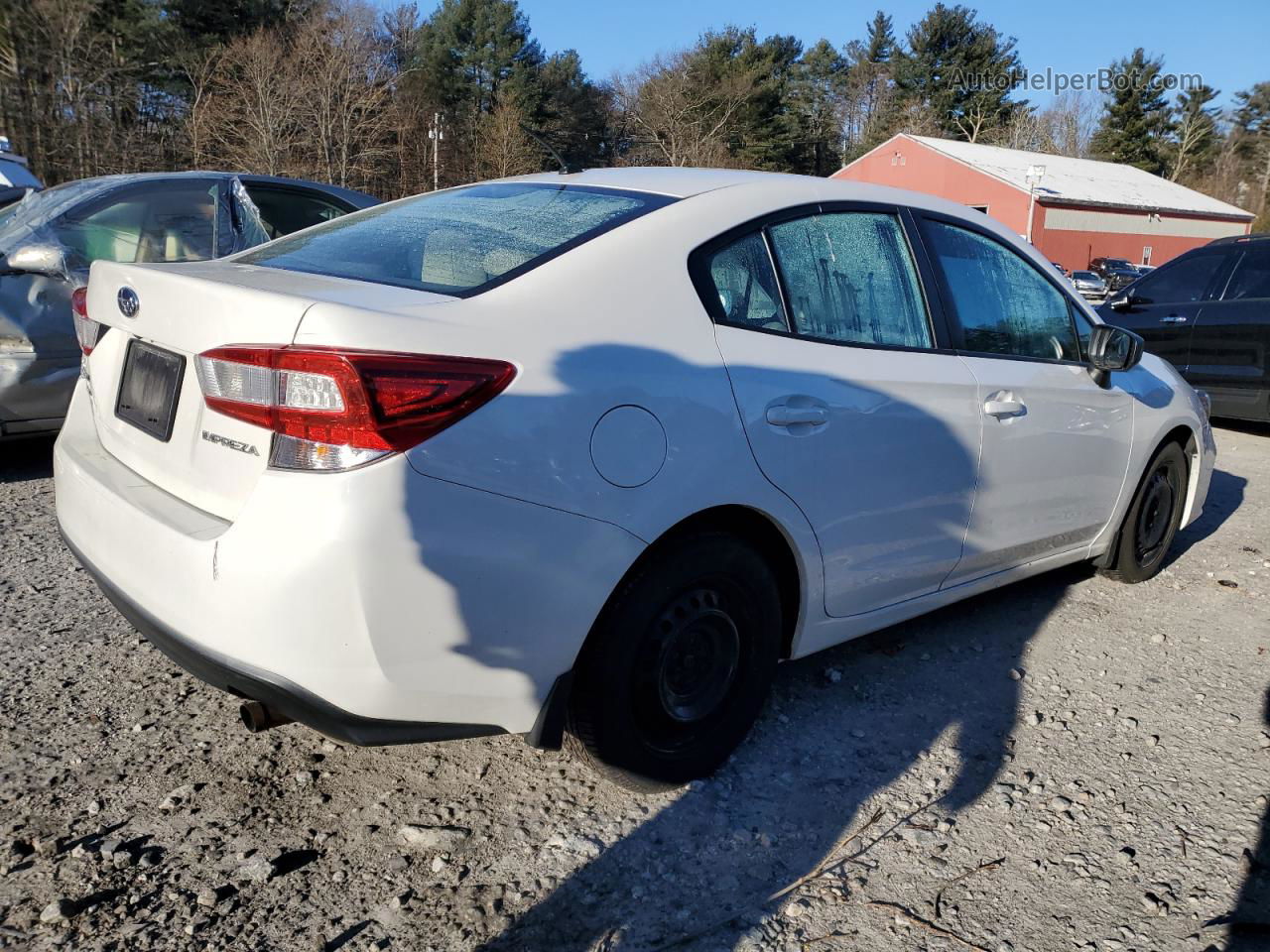 2018 Subaru Impreza  White vin: 4S3GKAA6XJ3608206